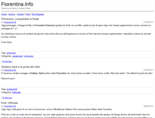 Tablet Screenshot of fiorentina.info